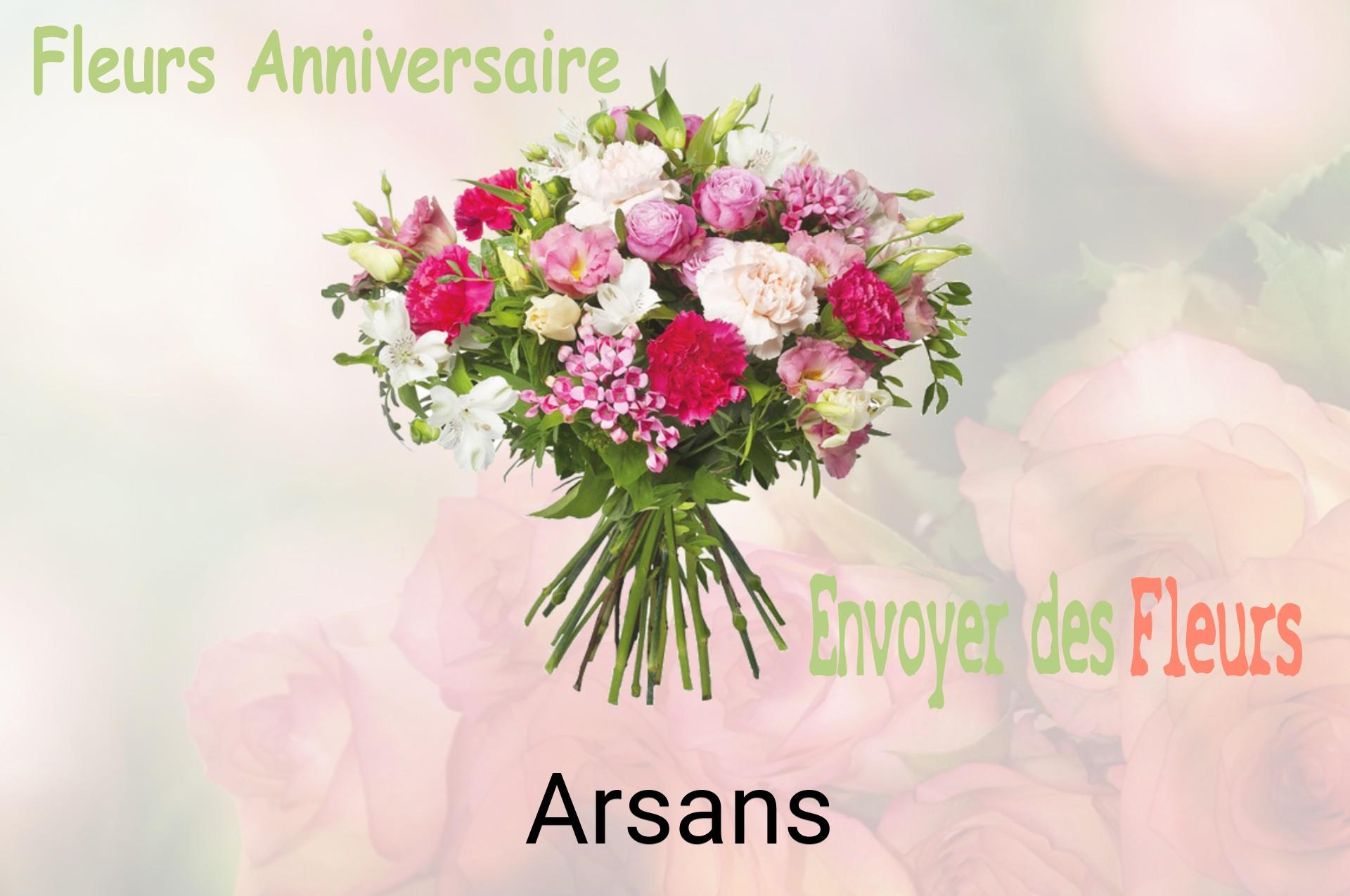 Bouquet de fleurs d’anniversaire livré à Arsans